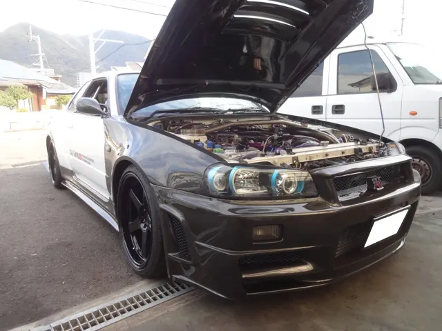 GT-R（BNR34）タービン装着