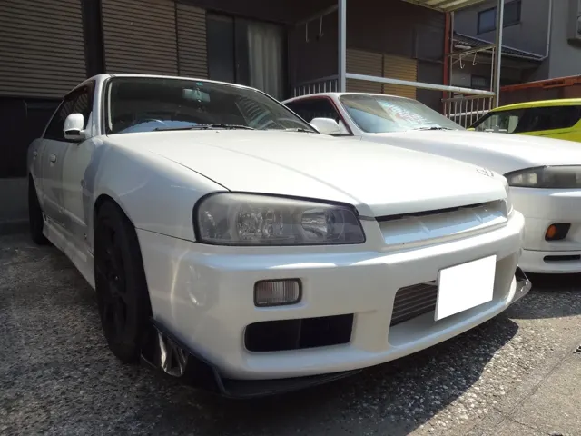 スカイライン（ER34）ミッション換装