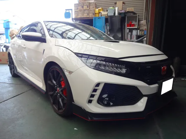 シビック タイプR（FK8）HKS パワーエディター装着＆パワーフロー等到着
