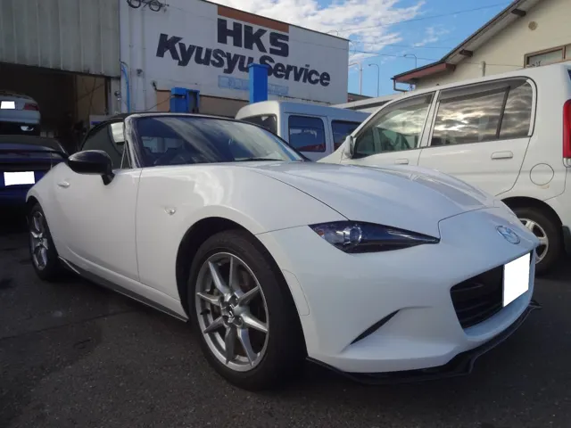 ロードスター（ND） HKS フラッシュエディター＆マフラー装着